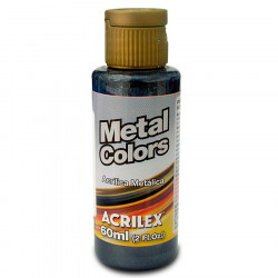 PINTURA ACRILEX 3660-520 METAL.60ML. NEG