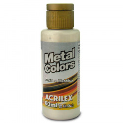 PINTURA ACRILEX 3660-562 METAL.60ML. BCO