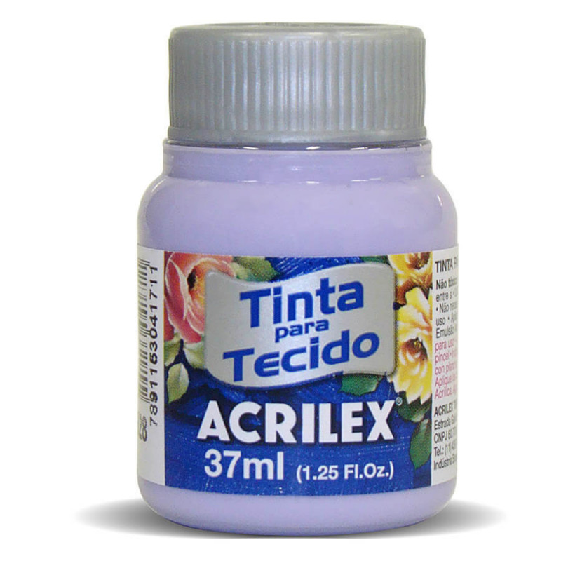 PINTURA ACRILEX TELA 4140 -528 37ML.LILA