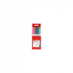 BOLIGRAFO FABER TRILUX PASTEL  X 5 COL.