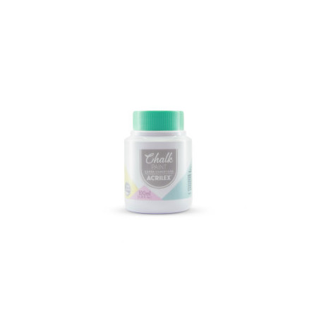 PINTURA ACRILEX CHALK 100ML BLANCO