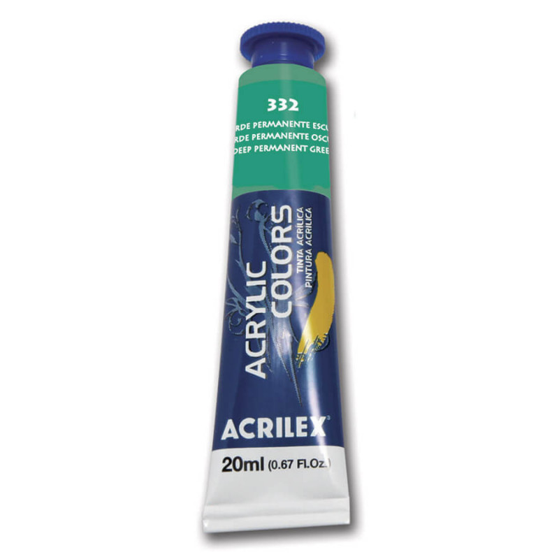 ACRILICO ACRILEX 13123 20ML.332 VER.PERM