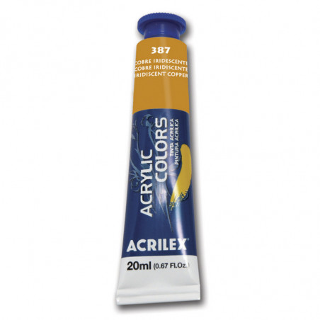 ACRILICO ACRILEX 13123 20ML.387 COBRE