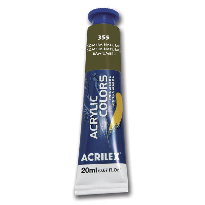 ACRILICO ACRILEX 13123 20ML.355 SOMB.NAT