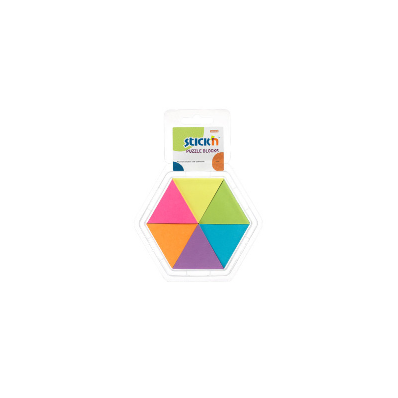 BLOCK STICK PUZZLE 43x50mm x6