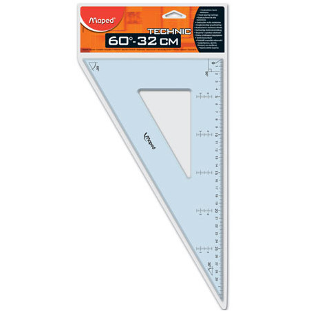 ESC.MAPED ACRILICO 32cm 60º