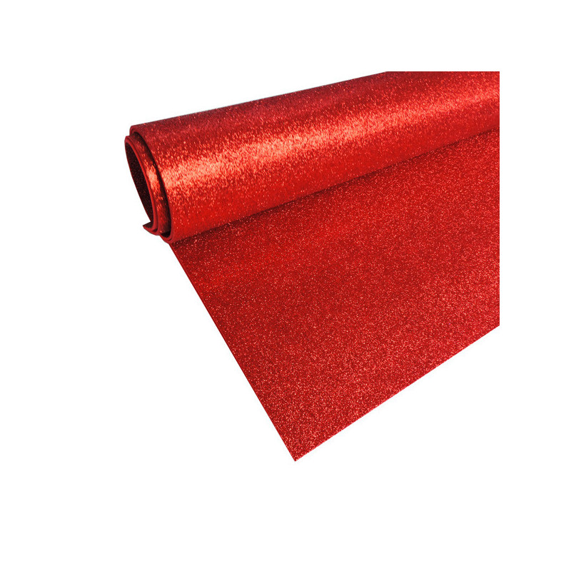 GOMA EVA C/BRILL.ROJ.2mm 40x60cm