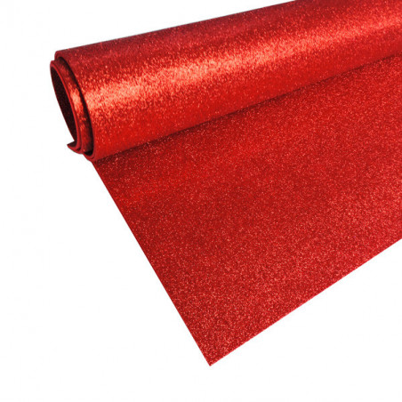 GOMA EVA C/BRILL.ROJ.2mm 40x60cm