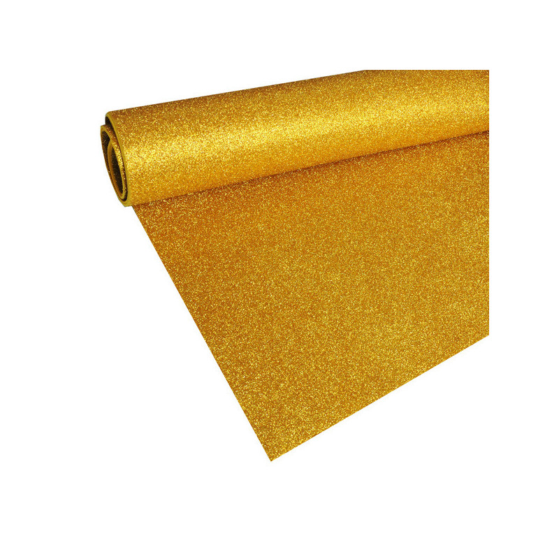 GOMA EVA C/BRILL.ORO 2mm 40x60cm