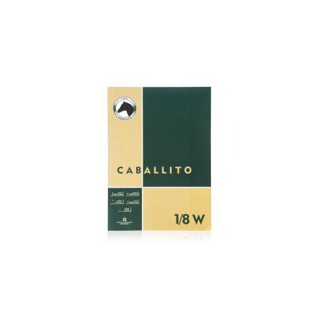 BLOCK 1/8W CABALLITO 35X25 10H 100G