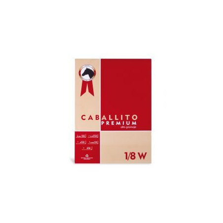 BLOCK 1/8W CABALLITO PREM.25X35 20H.180g
