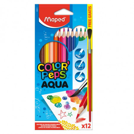 LAPICES MAPED ACUARELABLES x12