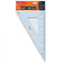 ESC.MAPED ACRILICO 32cm 60º