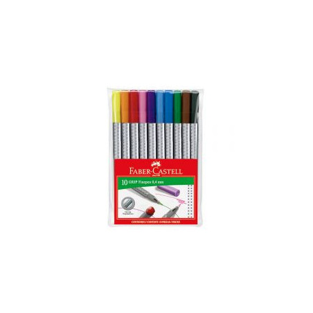 MARCADOR F.CASTELL FINEPEN 30460 10COL.