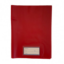 FORRO PVC ROJO P/CUADERNO