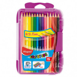 LAPICES MAPED COLOR´PEPS x12+3 FLUO