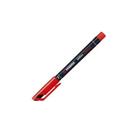 MARC.STABILO OHP F ROJO