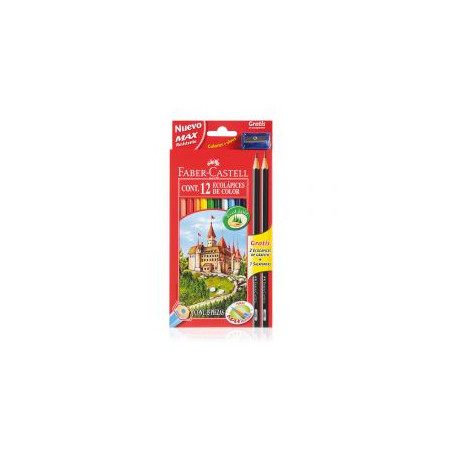 LAPICES COLORES. FABER -CASTELL HEX.+LAP.+SAC.