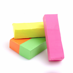PLASTILINA 454 G C/4 BARRAS COL NEON