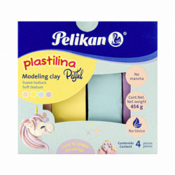 PLASTILINA 454 G C/4 BARRAS...