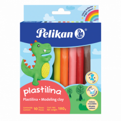 PLASTILINA C/10 BARRAS COL...