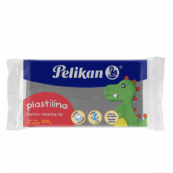 PLASTILINA MARQUETA 180 G GRIS