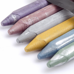 PELICRAYONES JUMBO TRIANG C/6 METALICO