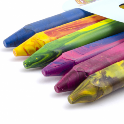 PELICRAYONES JUMBO TRIANG C/6 METALICO