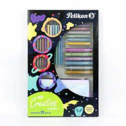 SET CREATIVO PELIKAN EDICION METALICO