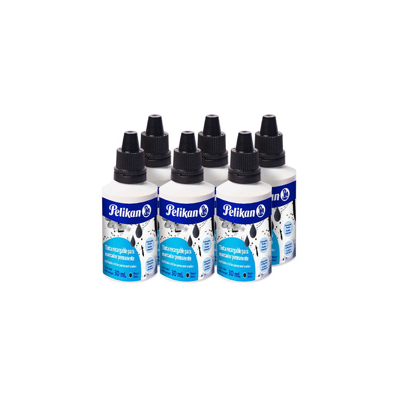 TINTA PERMANENTE RECARGABLE 30ML NEGRO