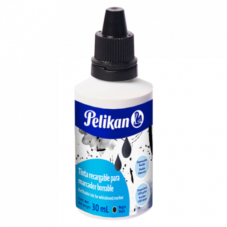 TINTA BORRABLE RECARGABLE 30ML NEGRO