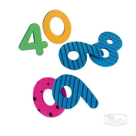 NUMEROS ADHESIVOS CON DISEÑO