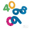 NUMEROS ADHESIVOS CON DISEÑO