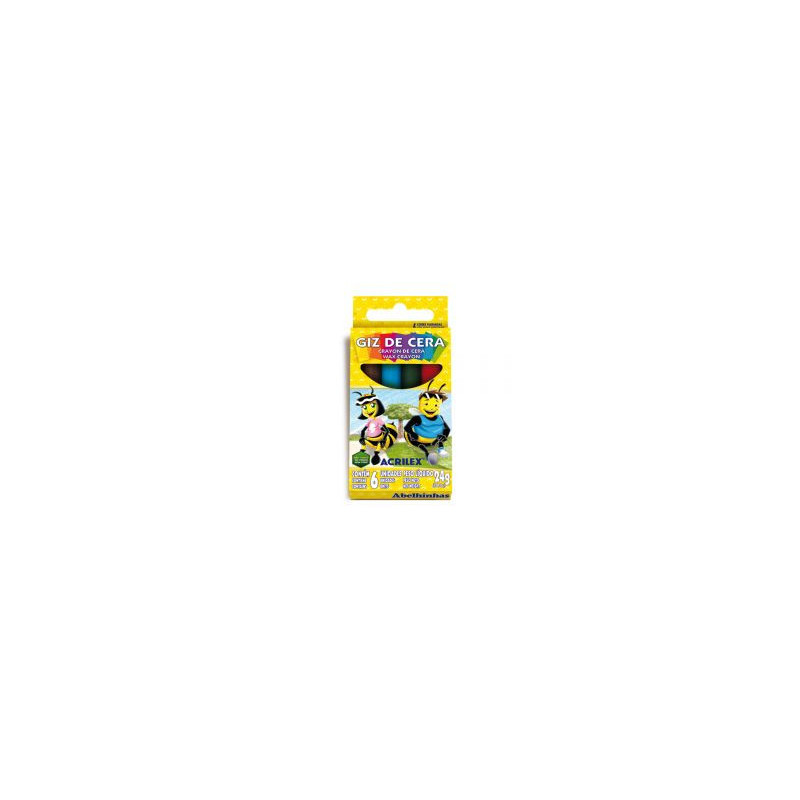 CRAYOLA ACRILEX 9006 CAJA  6 COL.
