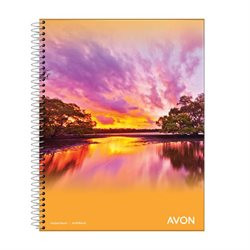 Cuaderno A5 AVON a Rayas...