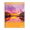 Cuaderno A5 AVON a Rayas c/Espiral 46 hojas 65g