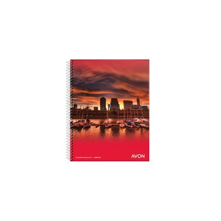 Cuaderno A5 AVON Rayado c/Espiral 84 Hojas 65g