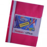 CARPETA TAPA TRANSPARENTE  ROSADA