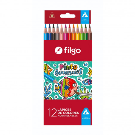 LAPICES DE COLORES FILGO ACUARELABLES