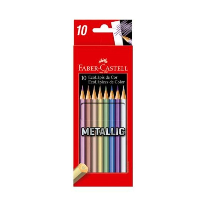 LAPICES DE COLORES METALIZADOS FABER -CASTELL