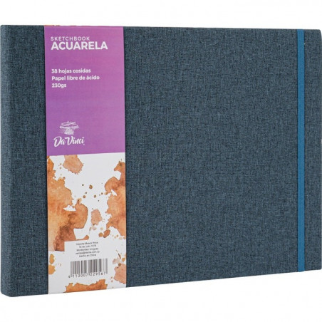 Sketchbook A4 Da Vinci Para Acuarela