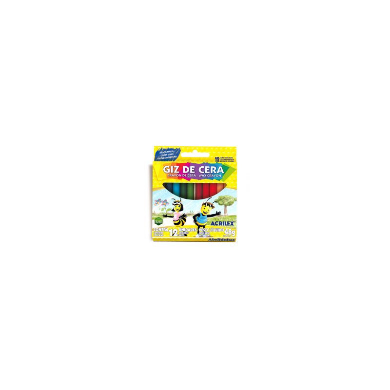 CRAYOLA ACRILEX 9012 CAJA 12 COL.