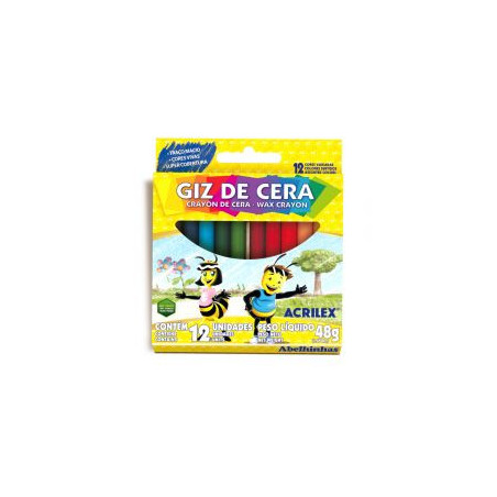 CRAYOLA ACRILEX 9012 CAJA 12 COL.