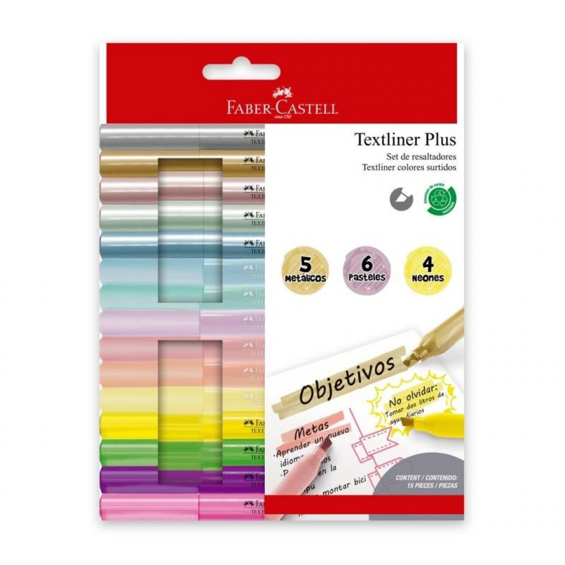 RESALTADORES FINOS FABER CASTELL