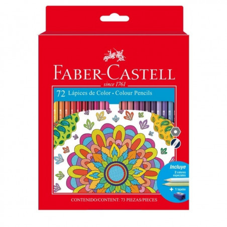 LAPICES DE COLORES FABER -CASTELL  72 UN
