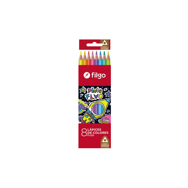 LAPICES DE COLORES FLUO FILGO