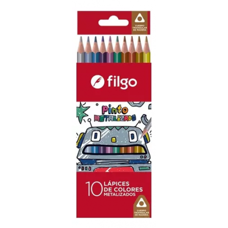 LAPICES DE COLORES METALIZADOS