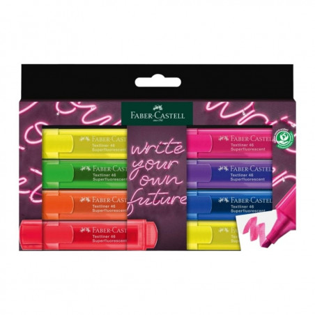 RESALTDORES FABER -CASTELL 8 UNIDADES