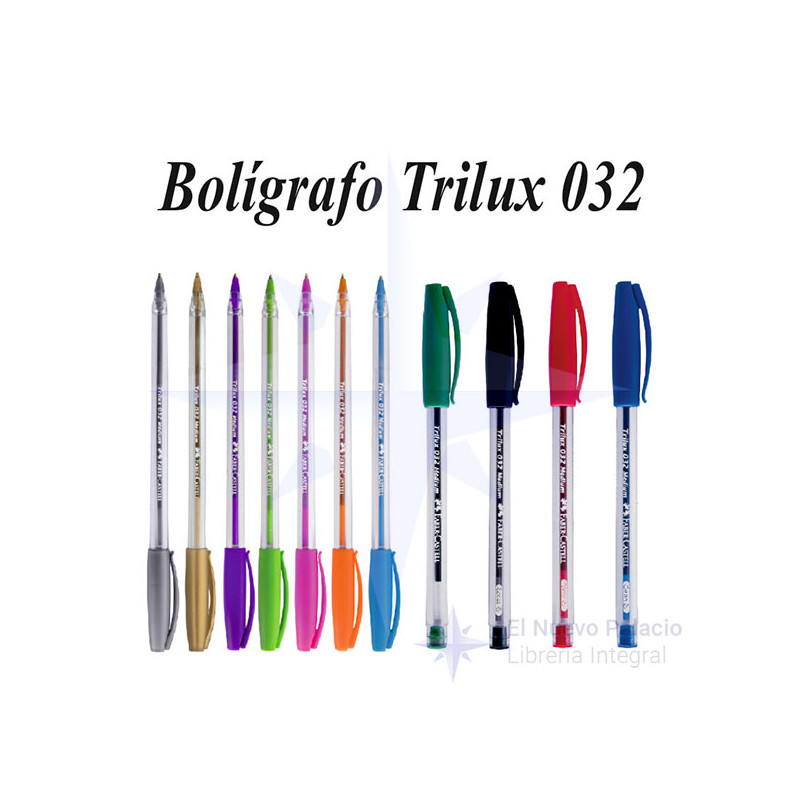 BOLIGRAFO FABER TRILUX 032 T/MED.R.