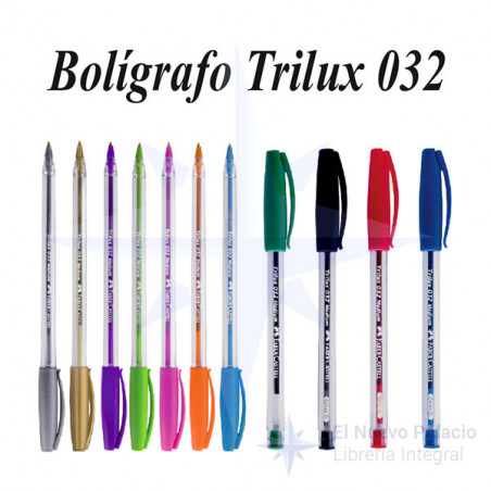 BOLIGRAFO FABER TRILUX 032 T/MED.R.